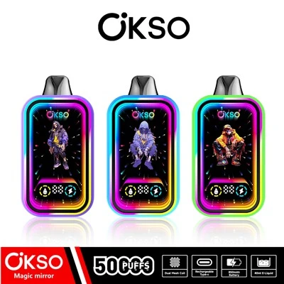 Okso 50k stebuklingas veidrodis vienkartinis vape